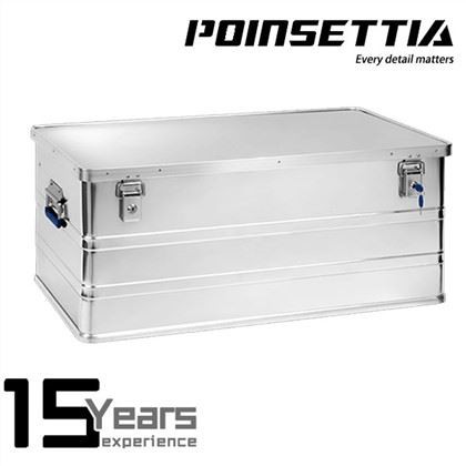 Geymslubox úr áli fyrir úti Létt flytjanlegur vatnsheldur tjaldstæði kassi